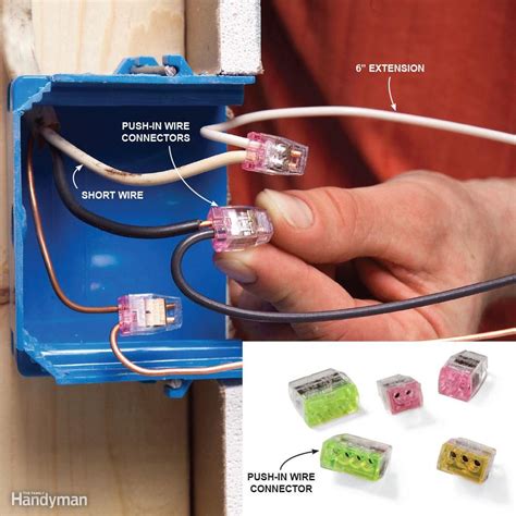 junction box for extending wire|extend wires without junction box.